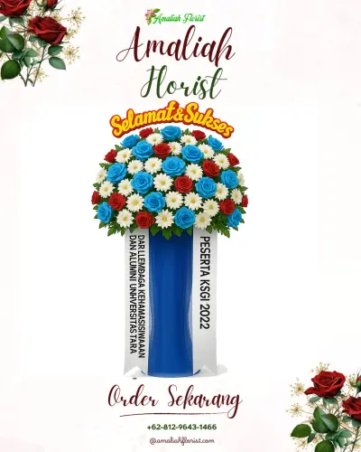 Standing Flower di Yayasan Sosial Rumah Duka Palangkaraya